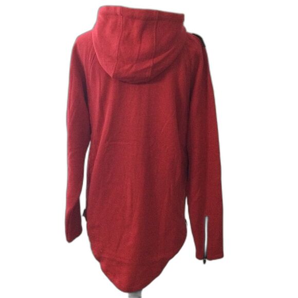Jordan Craig Sweatshirt Women’s Size Medium Color Red Full Zipper Hoodie - Picture 2 of 11
